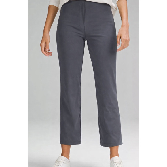 Lululemon Pants - LuluLemon size 0 Smooth Fit Pull-On High-Rise Cropped Pant in Gray
